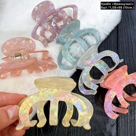 Краби 0258 «Французький пластик» (10см.) Ціна за 6шт.